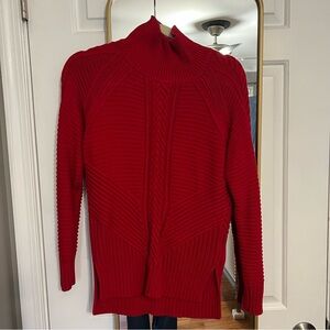 Banana Republic Vibrant Red Knit Sweater